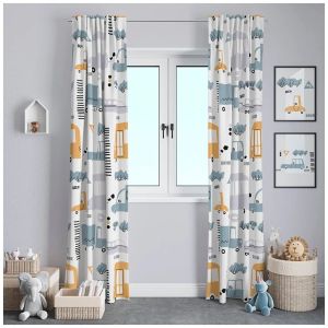 Toys Digital Printed Polyester Curtains