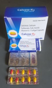 Calcitriol 0.25mcg., Calcium citrate 500 mg. , folic acid 1.5 mg. , vitamin k2-7 45 mg., excipients