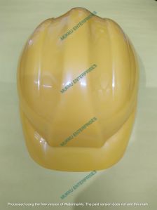 Yellow Udyogi Safety Helmet Without Ratchet