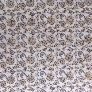 HP043 Kalamkari Block Printed Cotton Fabric