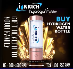 Hydrogen generator water bottle