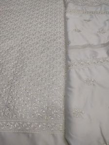 a-252 embroidered georgette fabric