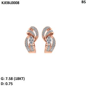 7.430 Grams Diamond Earrings