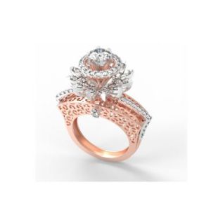 9.082 Grams Diamond Ladies Ring