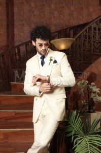 Mens Party Wear Three Piece Suit