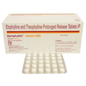 Deriphyllin Retard Tablets 300 Mg