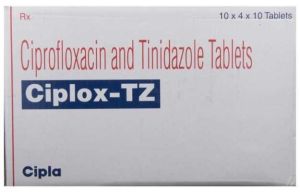 Ciplox-TZ Ciprofloxacin Tinidazole Tablets