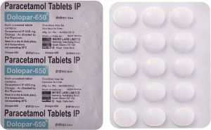 Dolopar-650 Paracetamol Tablets