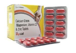 Calcium Citrate Vitamin D3 Zinc And Magnesium Tablets
