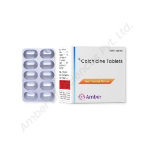 Colchicine Tablets, For Gastro, Packaging Type : Blister