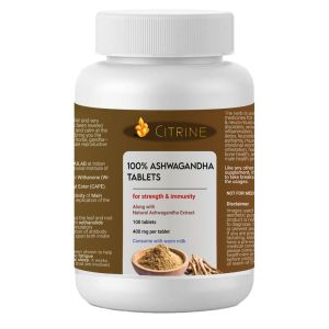 Citrine Ashwagandha Tablets (Extract +Powder)