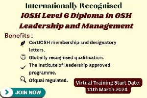IOSH Level 6 Diploma