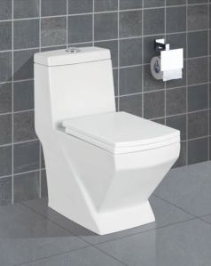 White Diamond Floor Mounted One Piece Water Closet