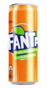 300ml Fanta Soft Drink Can