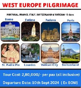 Pilgrimage -West Europe - 15 days