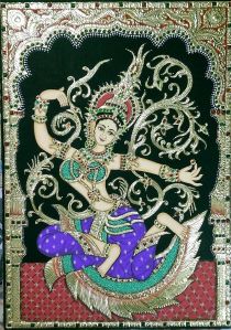 Modern Tanjore Paintings in 24 ct gold foil
