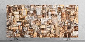 petrified wood retro stone slab
