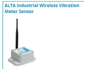 Alta Industrial Wireless Vibration Meter Sensor