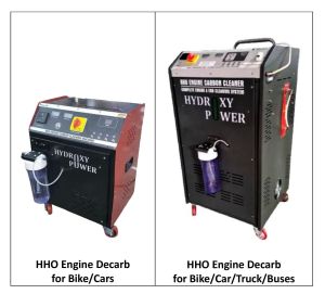 HHO Engine Decarbonizing Machine