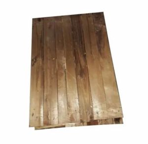 Brown Rectangular Wooden Pallets, For Industrial, Entry Type : 4 Way