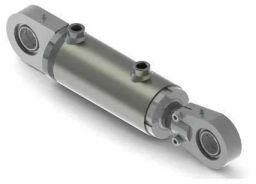 KHK Industries Grey Round Paint Coating Mild Steel Hydraulics Cylinder, For Automobile, Feature : Optimum Finish