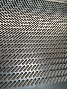 45 Degree Cross Hole Perforated Sheet