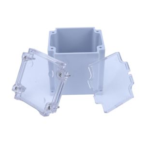 ABS Enclosure 80 x 82 x 85 mm Clear IP67