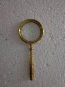 Antique Brass Magnifying Glass