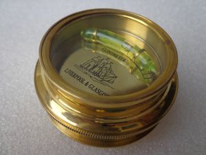 Golden Brass Compass with Clinometer