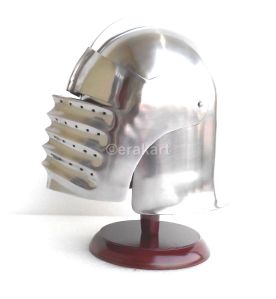 Iron Silver Medieval Roman Armor Helmet