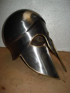 Medieval Greek Corinthian Warrior Armor Helmet