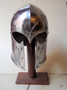 Silver Iron Polished X- Men Helmet