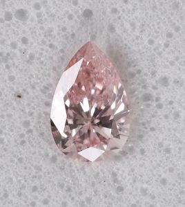 0.08 Carat,Natural Fancy Light Pink ARGYLE, 3.69X2.40 mm Si 1 Clarity 100 % Genuine, Natural Fancy