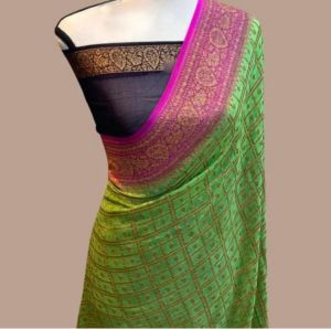 Banarasi dyable Georgette silk sarees