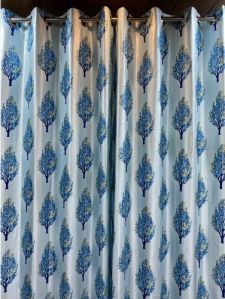 Glossy Printed Curtains