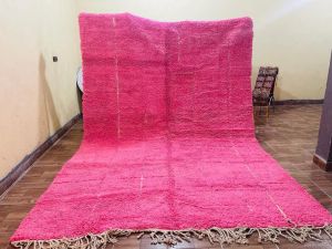 Handmade Wool Pink Moroccan Rugs