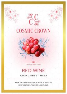 Red  Facial Sheet Mask