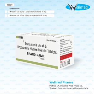 Mefanamic Acid 250 mg+ Drotaverine Hydrochloride 80 mg