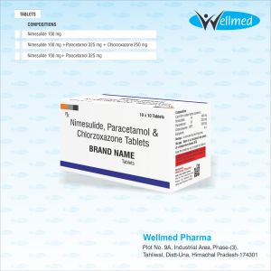 Nimesulide 100 mg +Paracetamol 325 mg + Chlorzoxazone 250 mg
