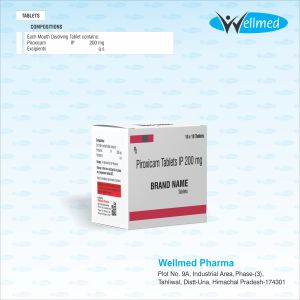 Piroxicam      IP      200 mg