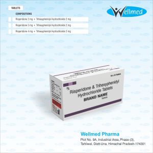 Risperidone 2 mg + Trihexyphenidyl Hydrochloride 2 mg