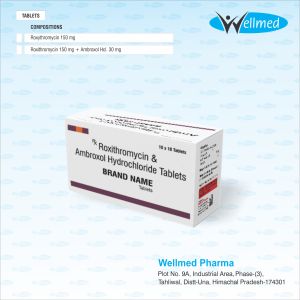 Roxithromycin 150 mg + Ambroxol Hcl. 30 mg