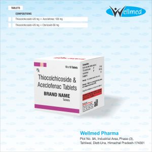 Thiocolchicoside 4/8 mg + Aceclofenac 100 mg
