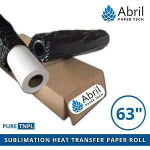 63” Inch Sublimation Heat Transfer Paper Roll
