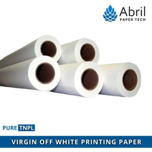 Virgin Off White Sublimation Heat Transfer Paper Roll
