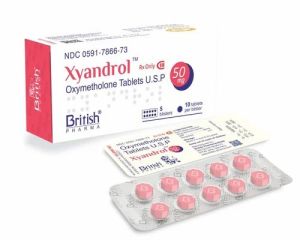 British Pharma Oxymetholone 50mg Tablets