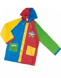 Kids Multicolor PVC Rain Coat