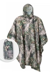 Polyester with PVC Coating Poncho Rain Suit