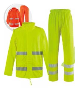 PU Neon Industrial Rain Suit