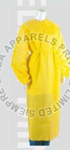 Yellow Disposable Protective Gown